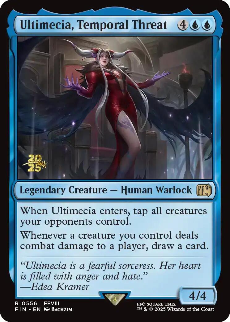Ultimecia, Temporal Threat [FINAL FANTASY Prerelease Promo] | Chromatic Games