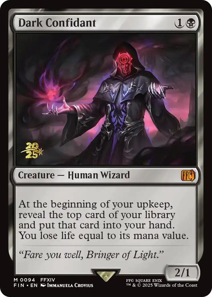 Dark Confidant [FINAL FANTASY Prerelease Promo] | Chromatic Games