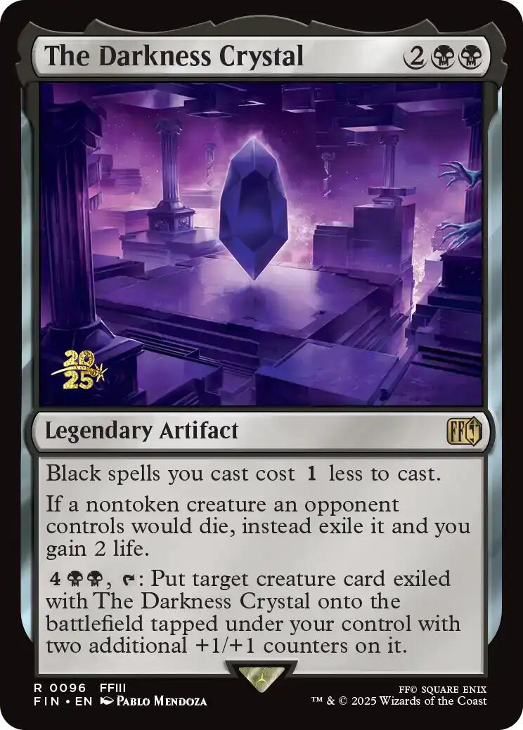 The Darkness Crystal [FINAL FANTASY Prerelease Promo] | Chromatic Games