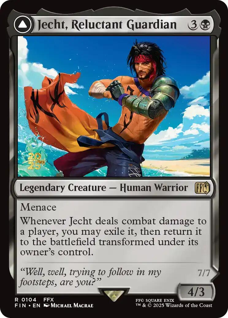 Jecht, Reluctant Guardian // Braska's Final Aeon [FINAL FANTASY Prerelease Promo] | Chromatic Games