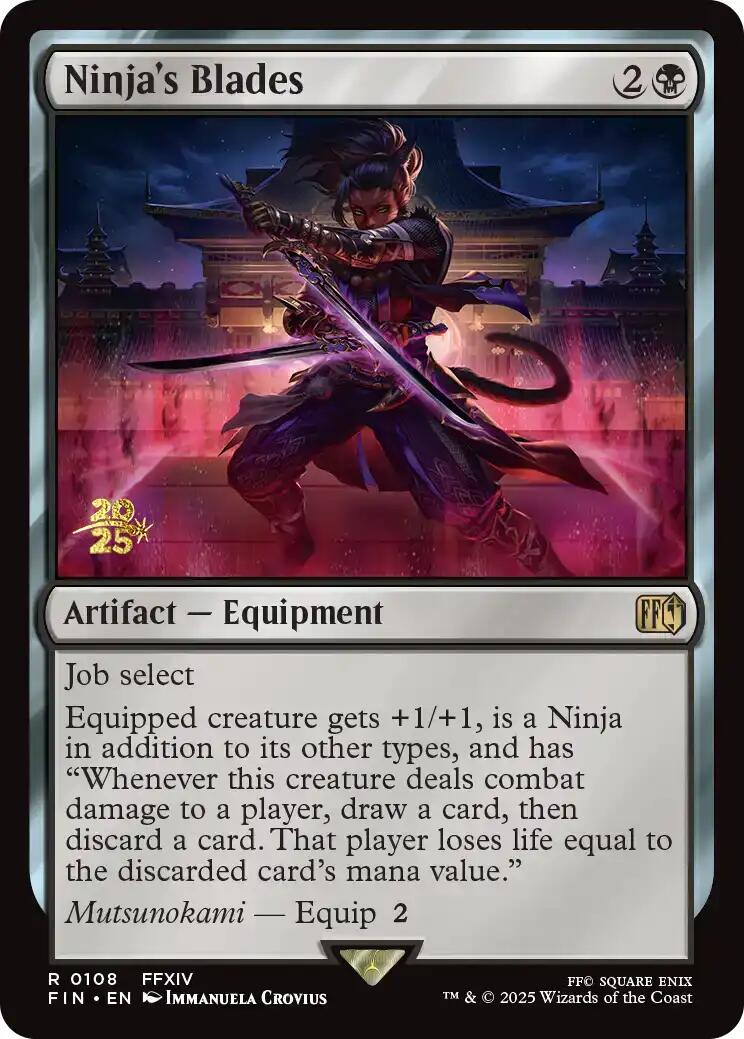 Ninja's Blades [FINAL FANTASY Prerelease Promo] | Chromatic Games