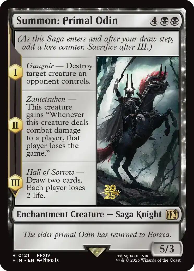 Summon: Primal Odin [FINAL FANTASY Prerelease Promo] | Chromatic Games