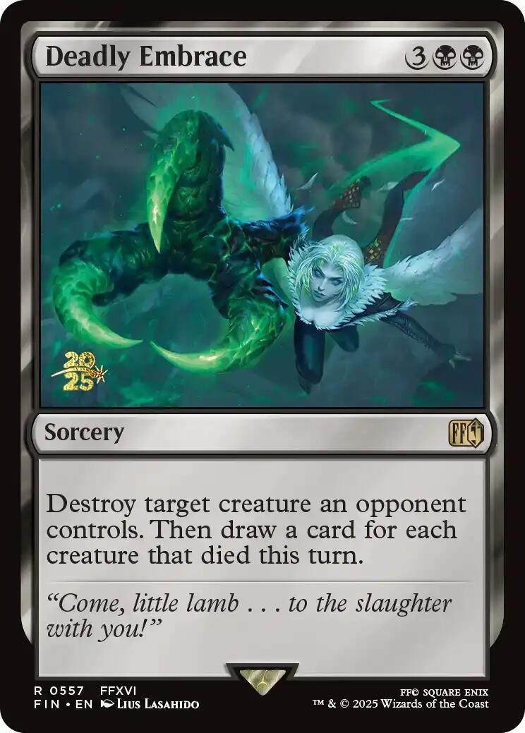 Deadly Embrace [FINAL FANTASY Prerelease Promo] | Chromatic Games