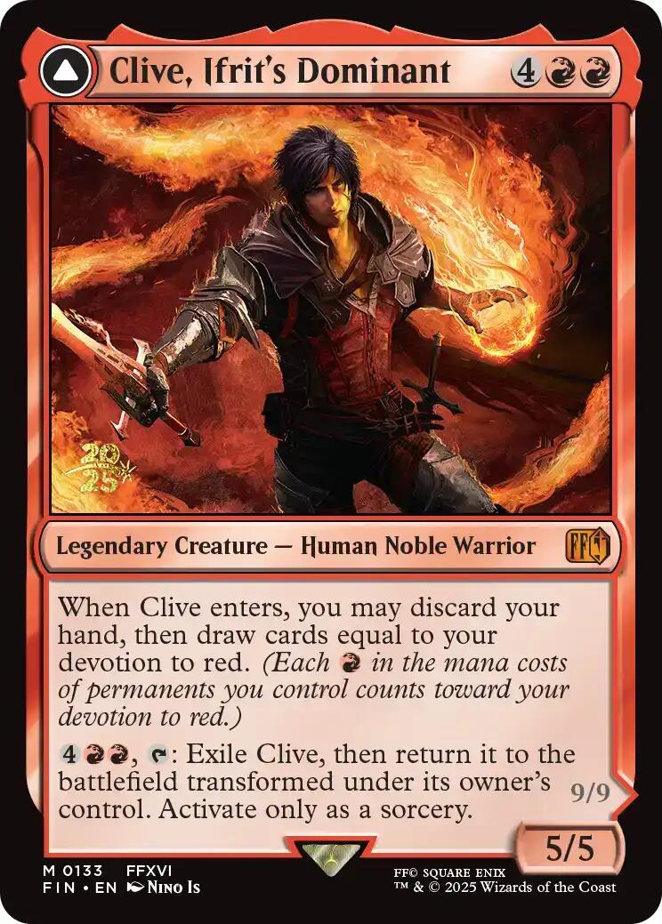 Clive, Ifrit's Dominant [FINAL FANTASY Prerelease Promo] | Chromatic Games