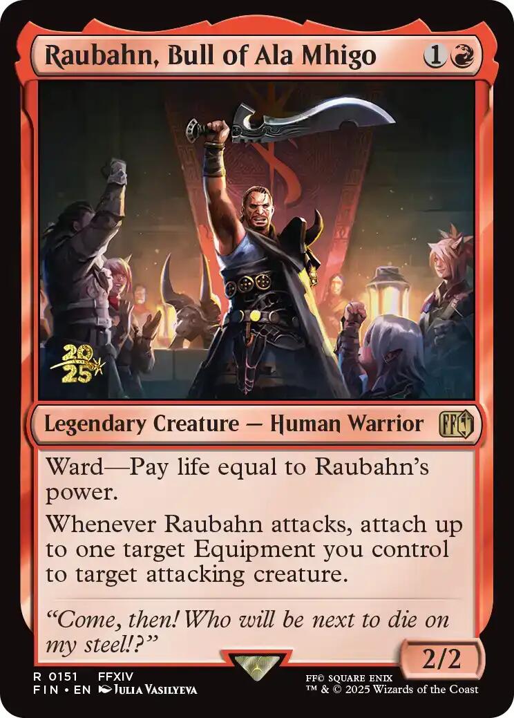 Raubahn, Bull of Ala Mhigo [FINAL FANTASY Prerelease Promo] | Chromatic Games