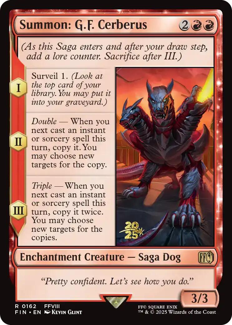 Summon: G.F. Cerberus [FINAL FANTASY Prerelease Promo] | Chromatic Games