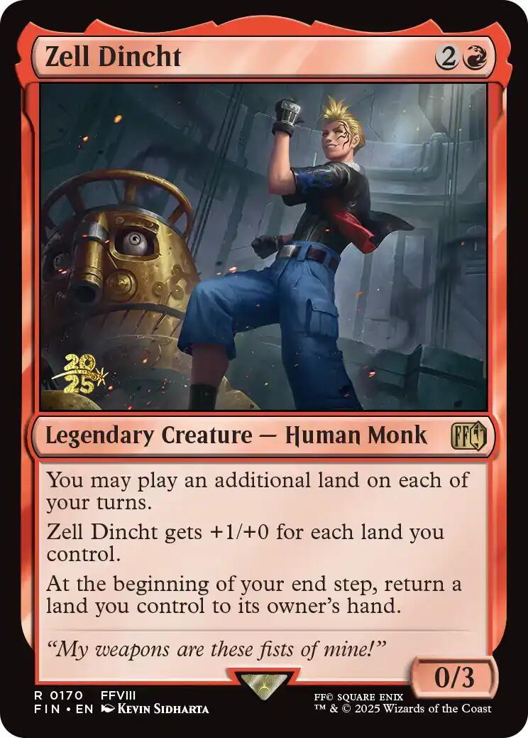 Zell Dincht [FINAL FANTASY Prerelease Promo] | Chromatic Games