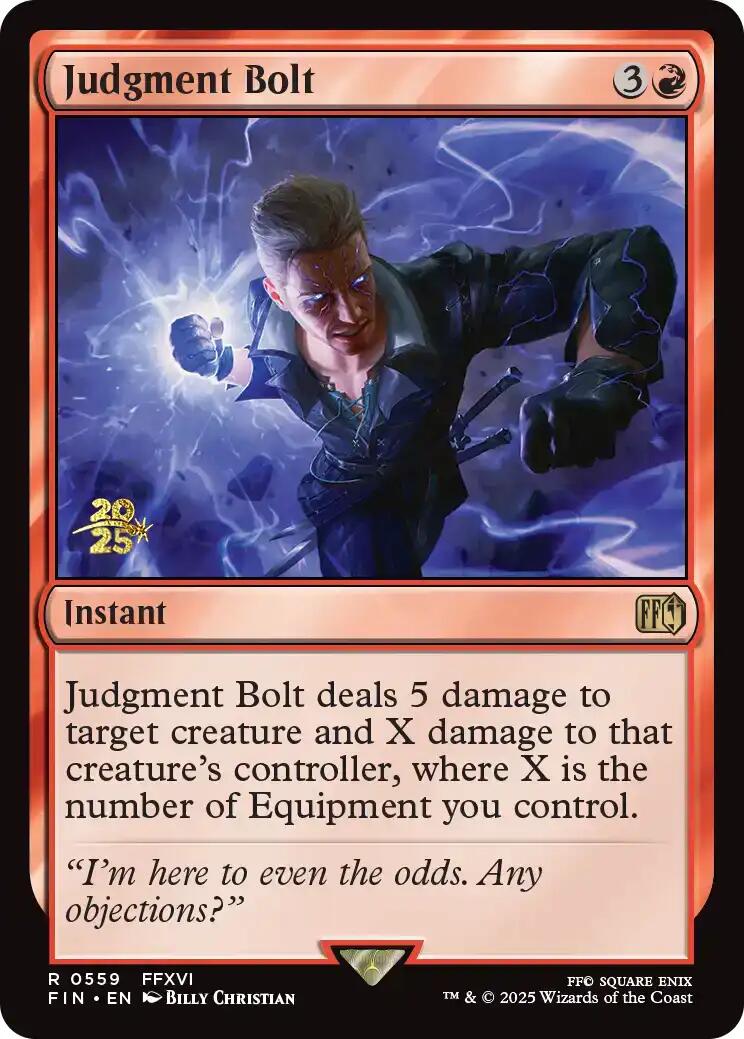 Judgment Bolt [FINAL FANTASY Prerelease Promo] | Chromatic Games