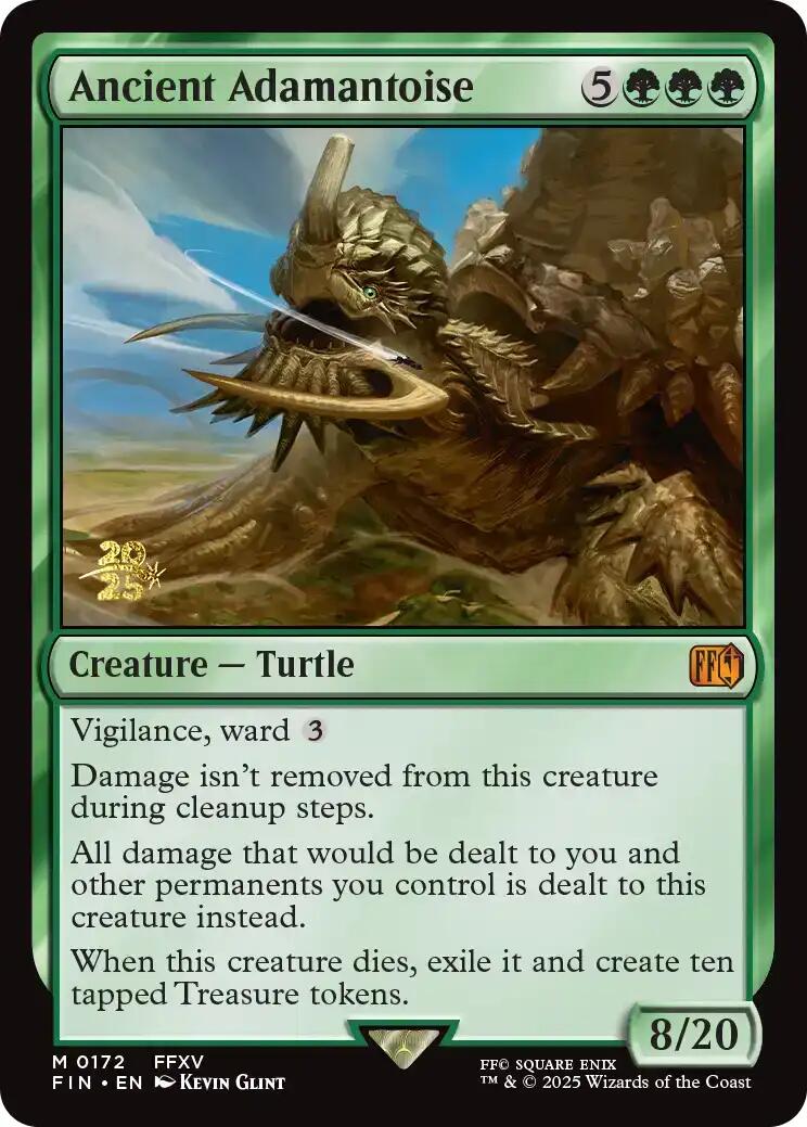 Ancient Adamantoise [FINAL FANTASY Prerelease Promo] | Chromatic Games