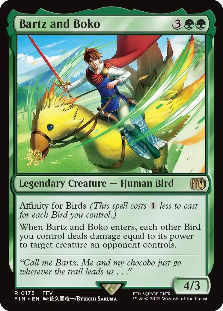 Bartz and Boko [FINAL FANTASY Prerelease Promo] | Chromatic Games