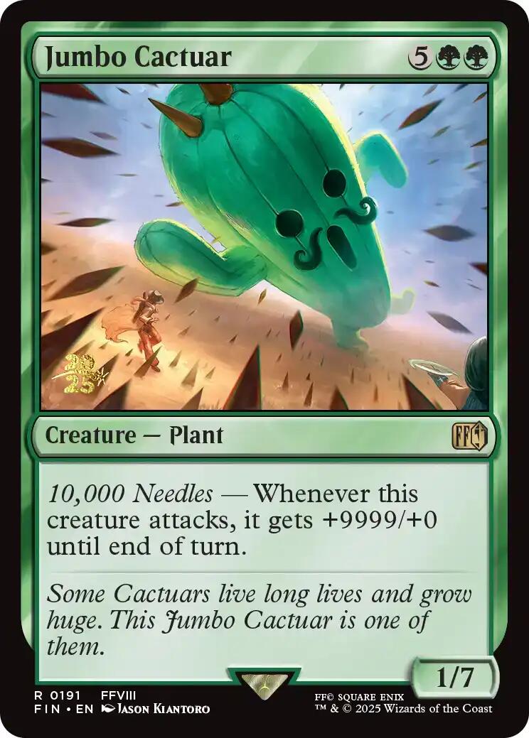 Jumbo Cactuar [FINAL FANTASY Prerelease Promo] | Chromatic Games