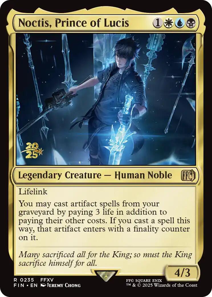 Noctis, Prince of Lucis [FINAL FANTASY Prerelease Promo] | Chromatic Games