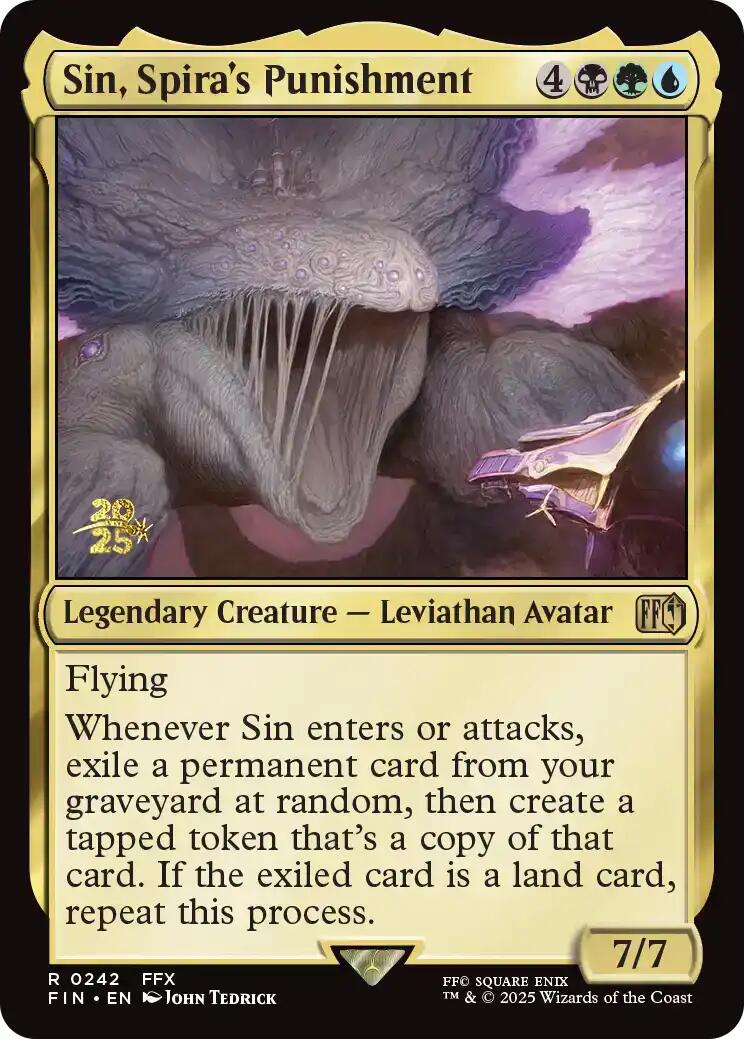 Sin, Spira's Punishment [FINAL FANTASY Prerelease Promo] | Chromatic Games