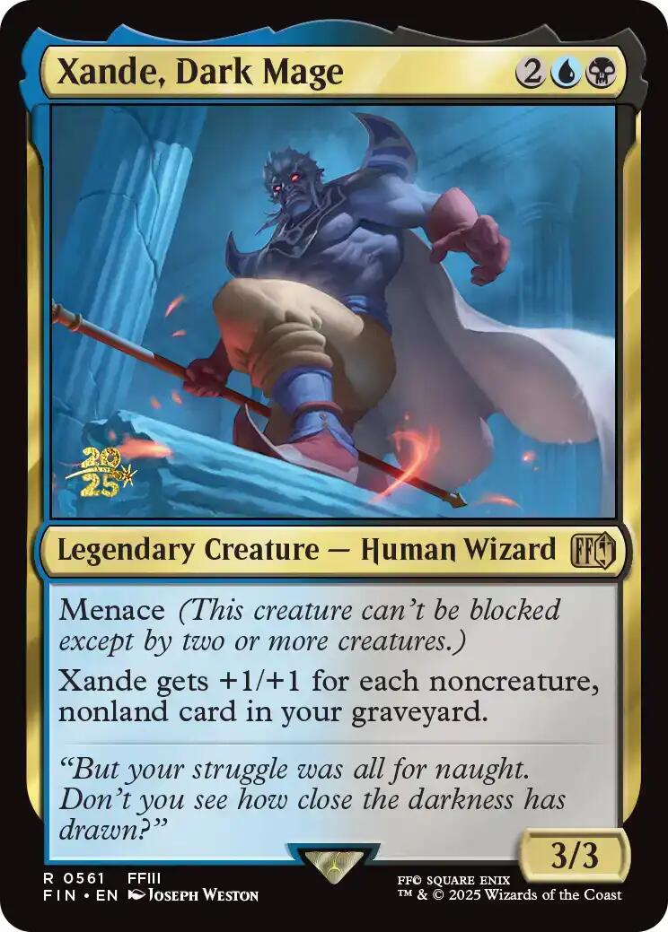Xande, Dark Mage [FINAL FANTASY Prerelease Promo] | Chromatic Games