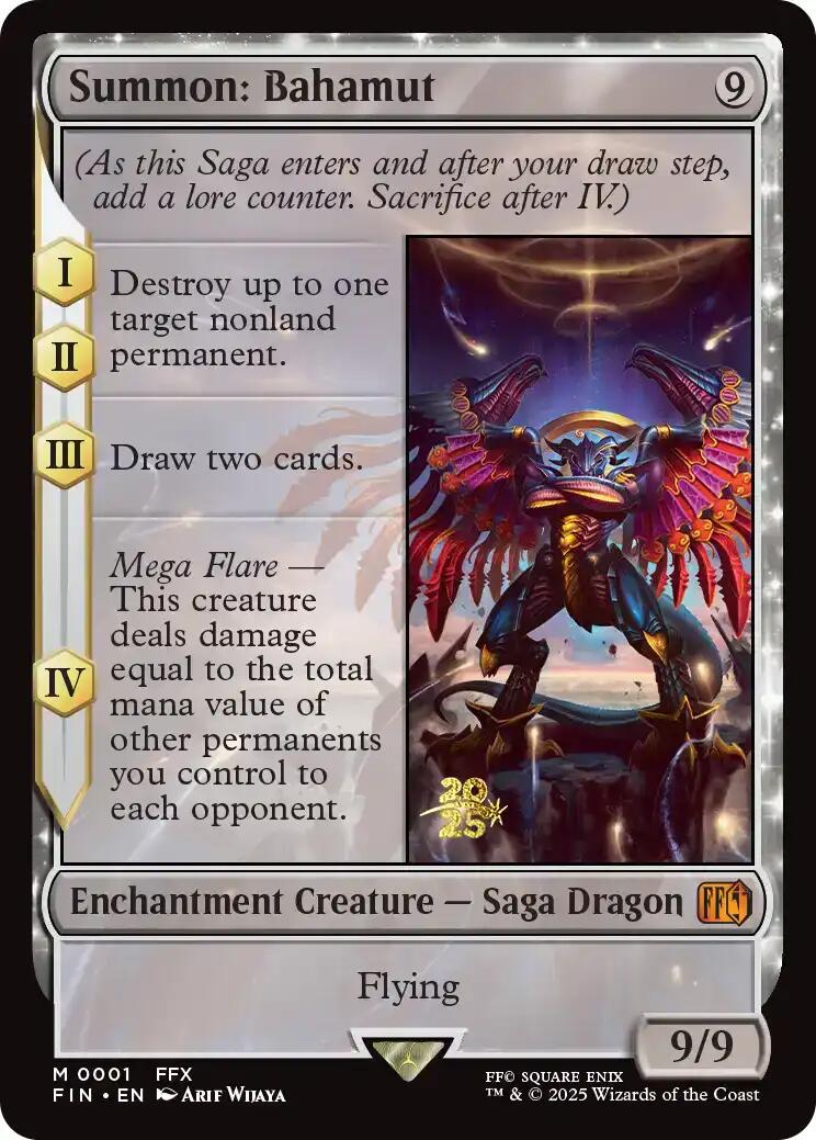 Summon: Bahamut [FINAL FANTASY Prerelease Promo] | Chromatic Games