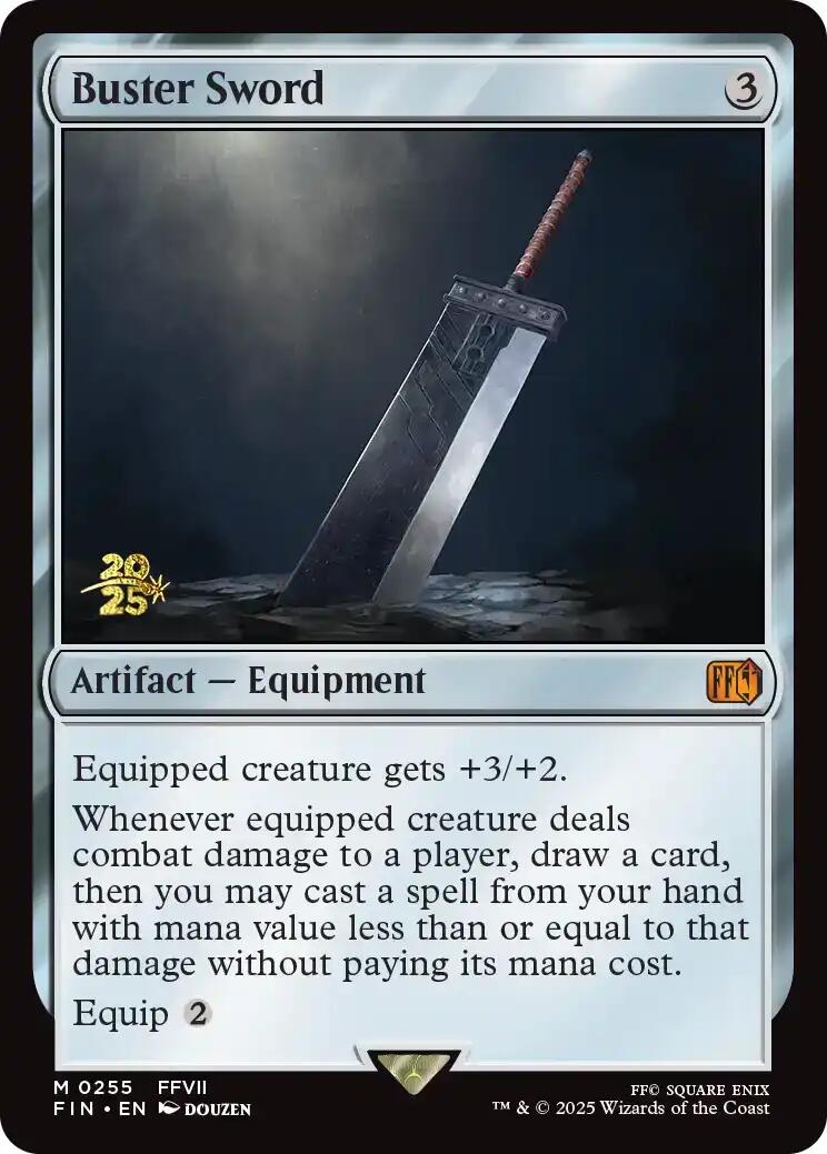 Buster Sword [FINAL FANTASY Prerelease Promo] | Chromatic Games