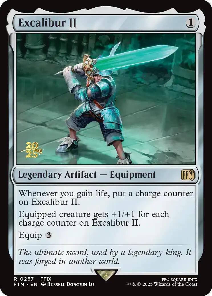 Excalibur II [FINAL FANTASY Prerelease Promo] | Chromatic Games