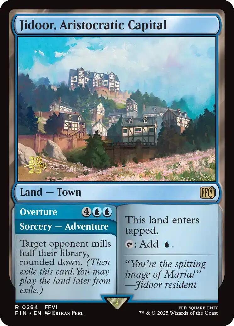 Jidoor, Aristocratic Capital [FINAL FANTASY Prerelease Promo] | Chromatic Games