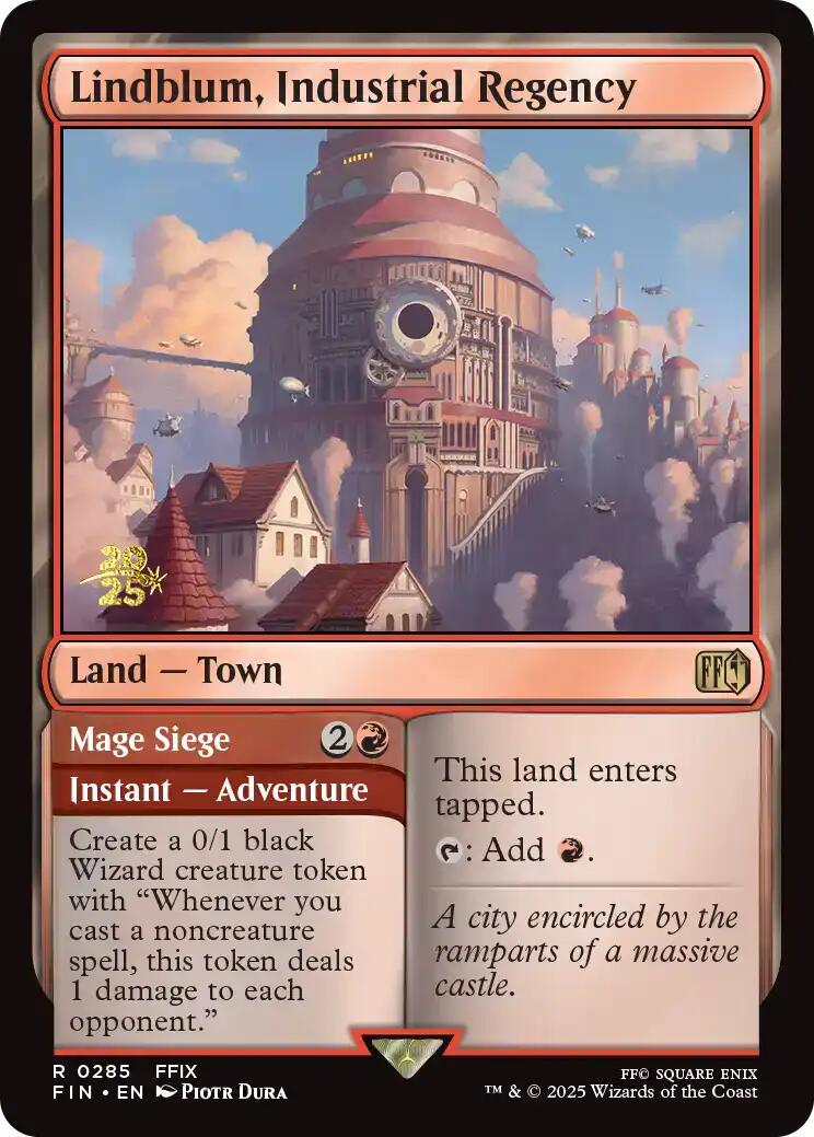 Lindblum, Industrial Regency [FINAL FANTASY Prerelease Promo] | Chromatic Games