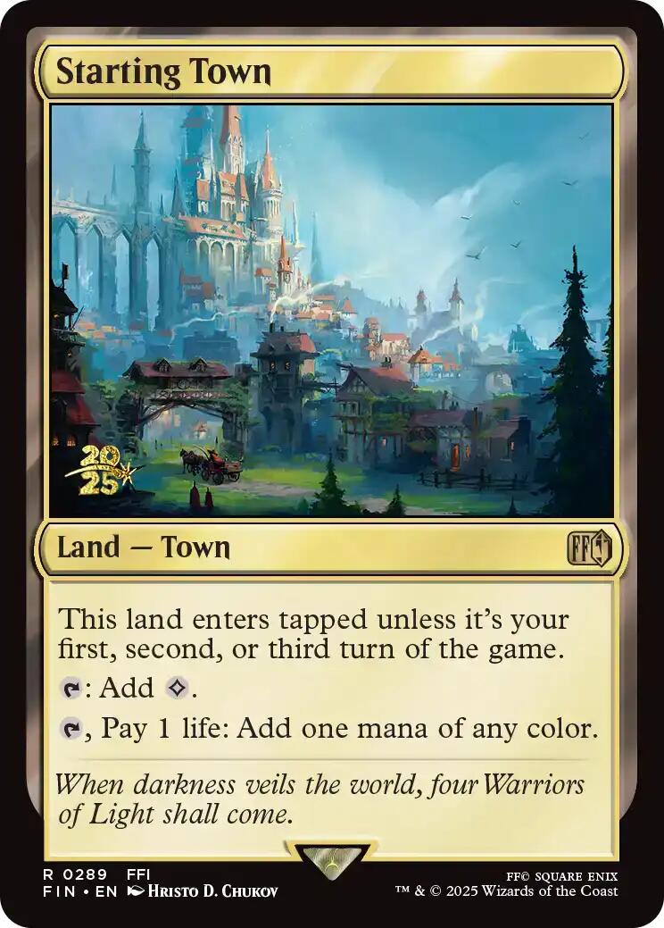 Starting Town [FINAL FANTASY Prerelease Promo] | Chromatic Games