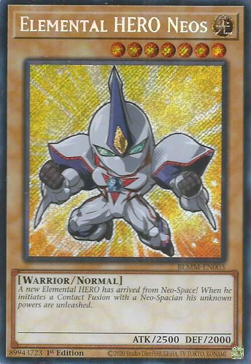 Elemental HERO Neos [BLMM-EN003] Secret Rare | Chromatic Games