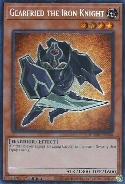 Gearfried the Iron Knight [BLMM-EN004] Secret Rare | Chromatic Games