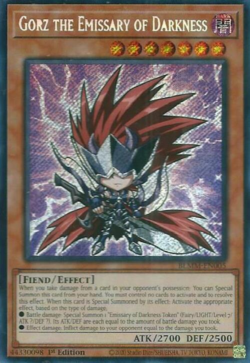 Gorz the Emissary of Darkness [BLMM-EN005] Secret Rare | Chromatic Games