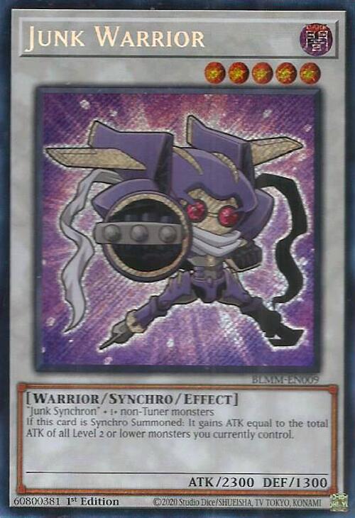 Junk Warrior [BLMM-EN009] Secret Rare | Chromatic Games