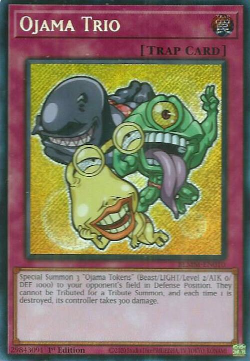 Ojama Trio [BLMM-EN010] Secret Rare | Chromatic Games
