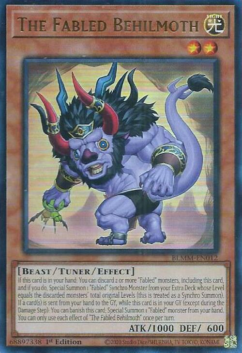 The Fabled Behilmoth [BLMM-EN012] Ultra Rare | Chromatic Games
