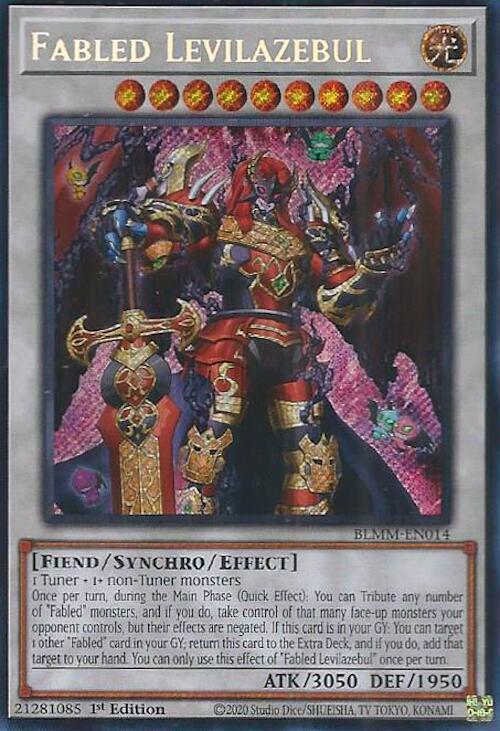 Fabled Levilazebul [BLMM-EN014] Secret Rare | Chromatic Games