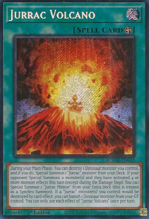 Jurrac Volcano [BLMM-EN019] Secret Rare | Chromatic Games