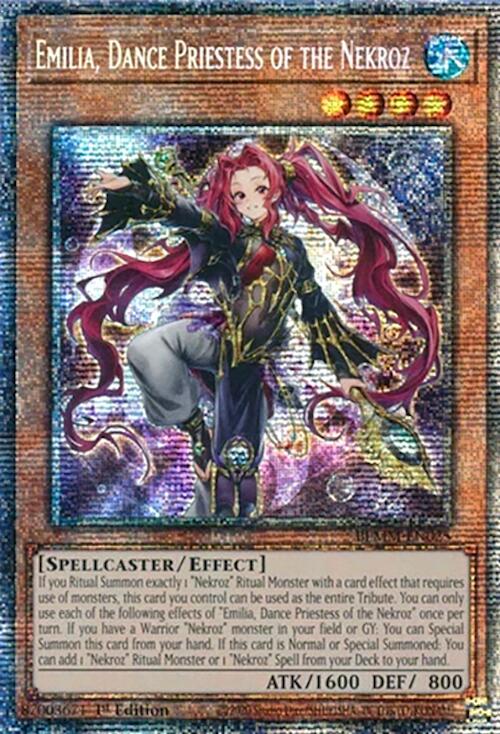 Emilia, Dance Priestess of the Nekroz (Starlight Rare) [BLMM-EN025] Starlight Rare | Chromatic Games