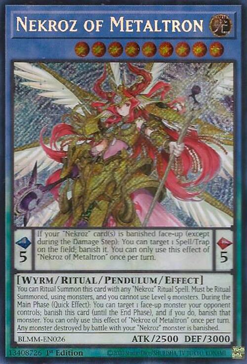 Nekroz of Metaltron [BLMM-EN026] Secret Rare | Chromatic Games