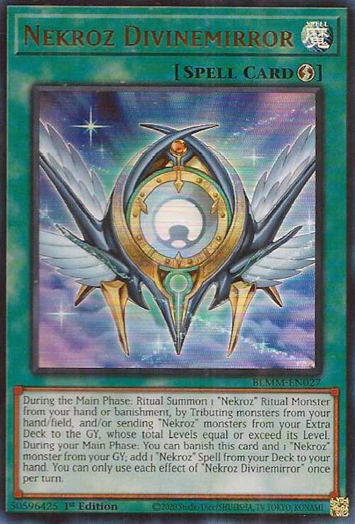 Nekroz Divinemirror [BLMM-EN027] Ultra Rare | Chromatic Games
