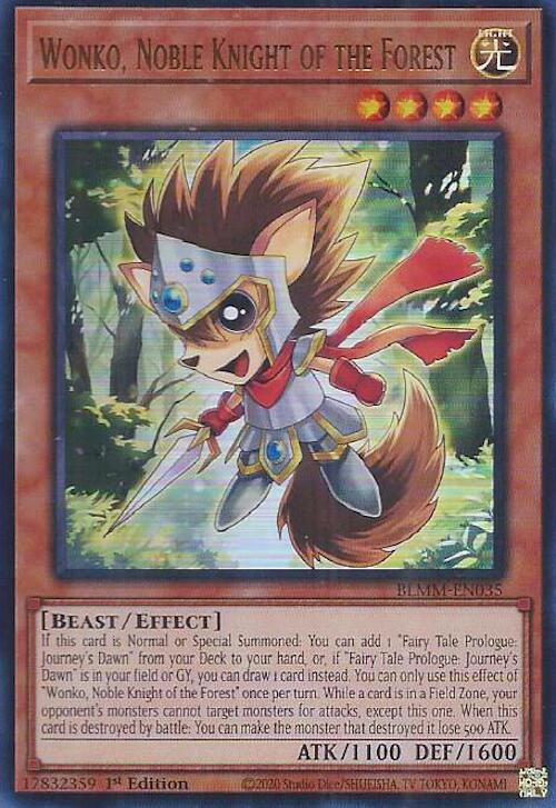 Wonko, Noble Knight of the Forest [BLMM-EN035] Ultra Rare | Chromatic Games