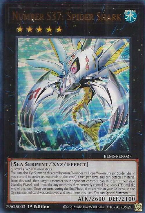 Number S37: Spider Shark [BLMM-EN037] Ultra Rare | Chromatic Games