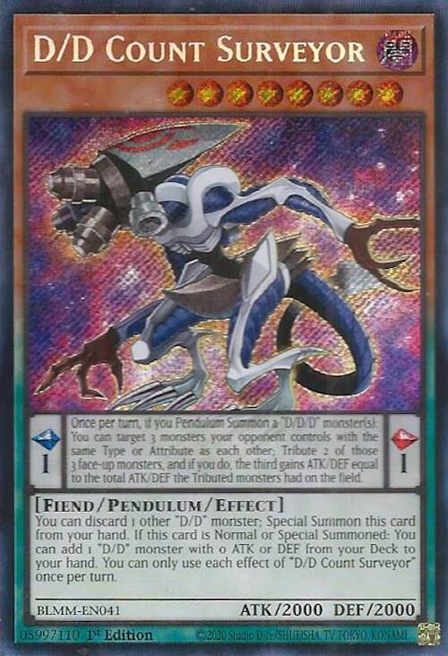 D/D Count Surveyor [BLMM-EN041] Secret Rare | Chromatic Games