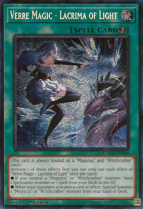 Verre Magic - Lacrima of Light [BLMM-EN046] Secret Rare | Chromatic Games