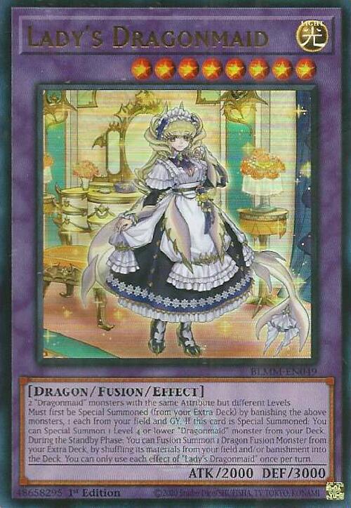 Lady's Dragonmaid [BLMM-EN049] Ultra Rare | Chromatic Games