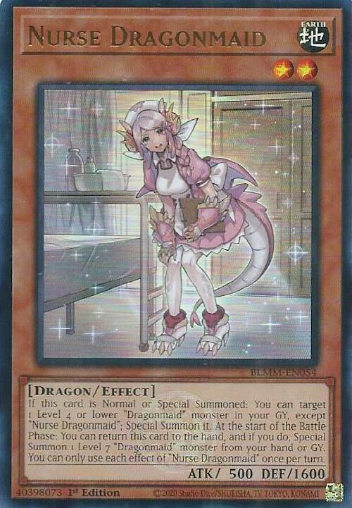 Nurse Dragonmaid [BLMM-EN054] Ultra Rare | Chromatic Games