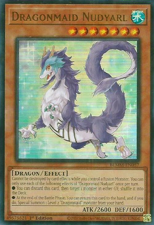 Dragonmaid Nudyarl [BLMM-EN057] Ultra Rare | Chromatic Games