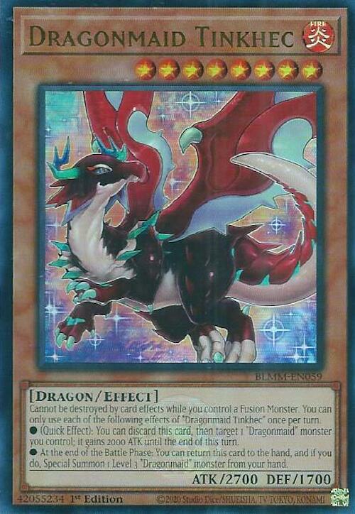 Dragonmaid Tinkhec [BLMM-EN059] Ultra Rare | Chromatic Games