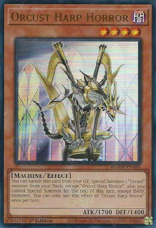 Orcust Harp Horror [BLMM-EN085] Ultra Rare | Chromatic Games