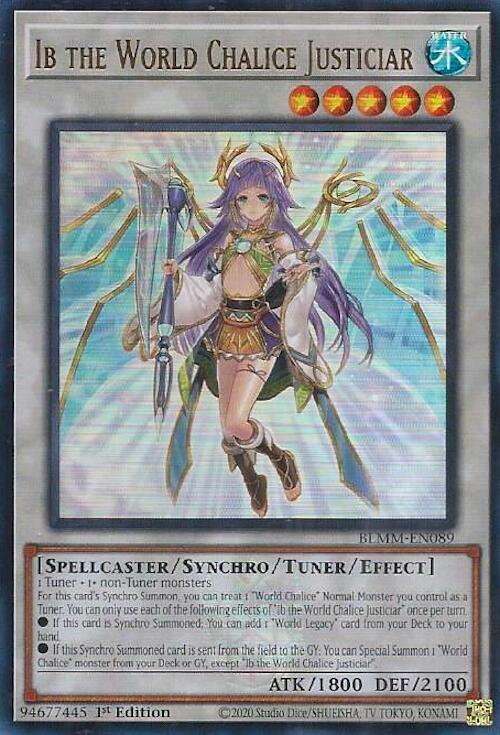 Ib the World Chalice Justiciar [BLMM-EN089] Ultra Rare | Chromatic Games