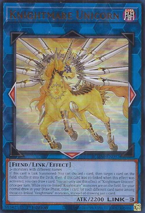 Knightmare Unicorn [BLMM-EN092] Ultra Rare | Chromatic Games
