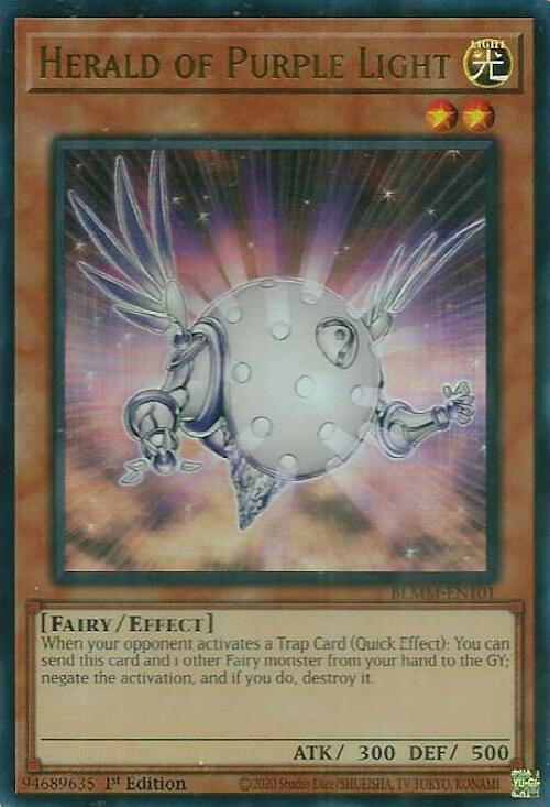 Herald of Purple Light [BLMM-EN101] Ultra Rare | Chromatic Games