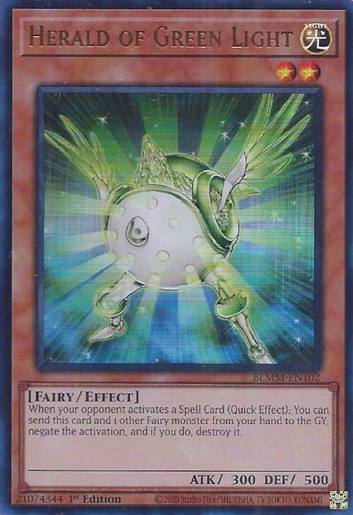 Herald of Green Light [BLMM-EN102] Ultra Rare | Chromatic Games