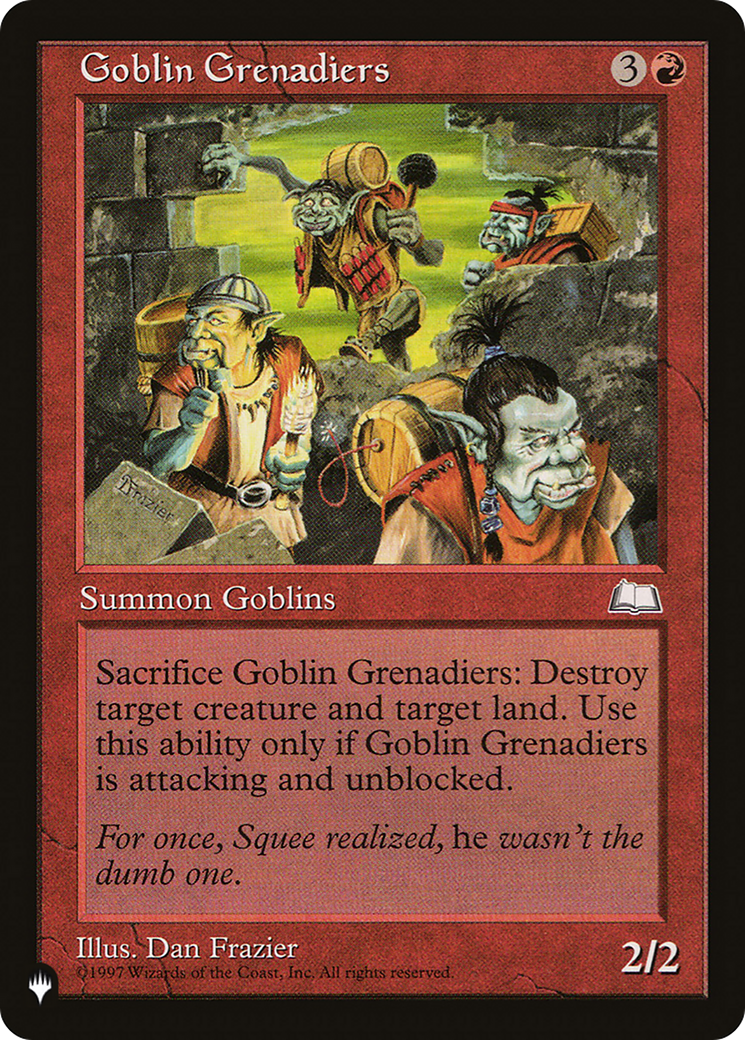 Goblin Grenadiers [The List Reprints] | Chromatic Games