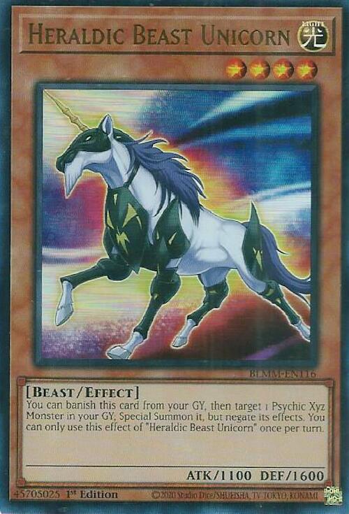 Heraldic Beast Unicorn [BLMM-EN116] Ultra Rare | Chromatic Games